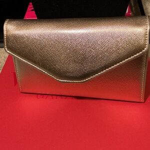 Chic Metallic Gold Women's Clutch